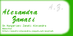 alexandra zanati business card
